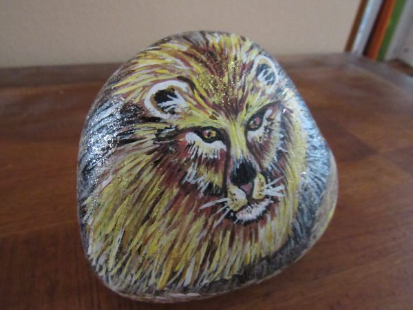 Rock Ary Lion King by Artist Dahlia Ghaly