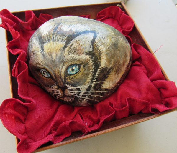 Art Rock Siamese by Artist Dahlia Ghaly