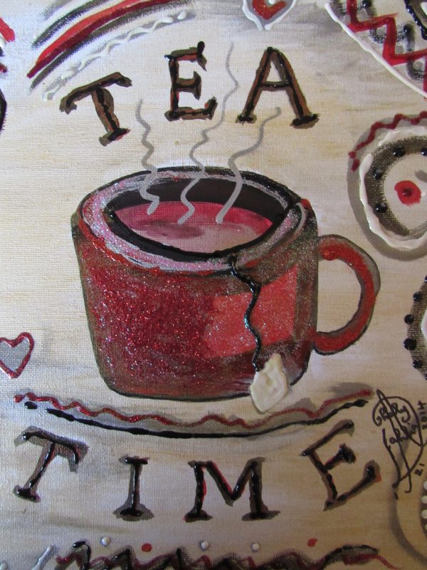 Tea Time Art by Artist Dahlia Ghaly